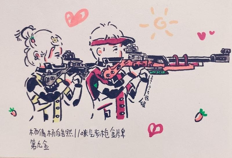 奧運會金牌有哪些手繪（可愛！寧波奉化小學生手繪中國隊奧運金牌九宮格）