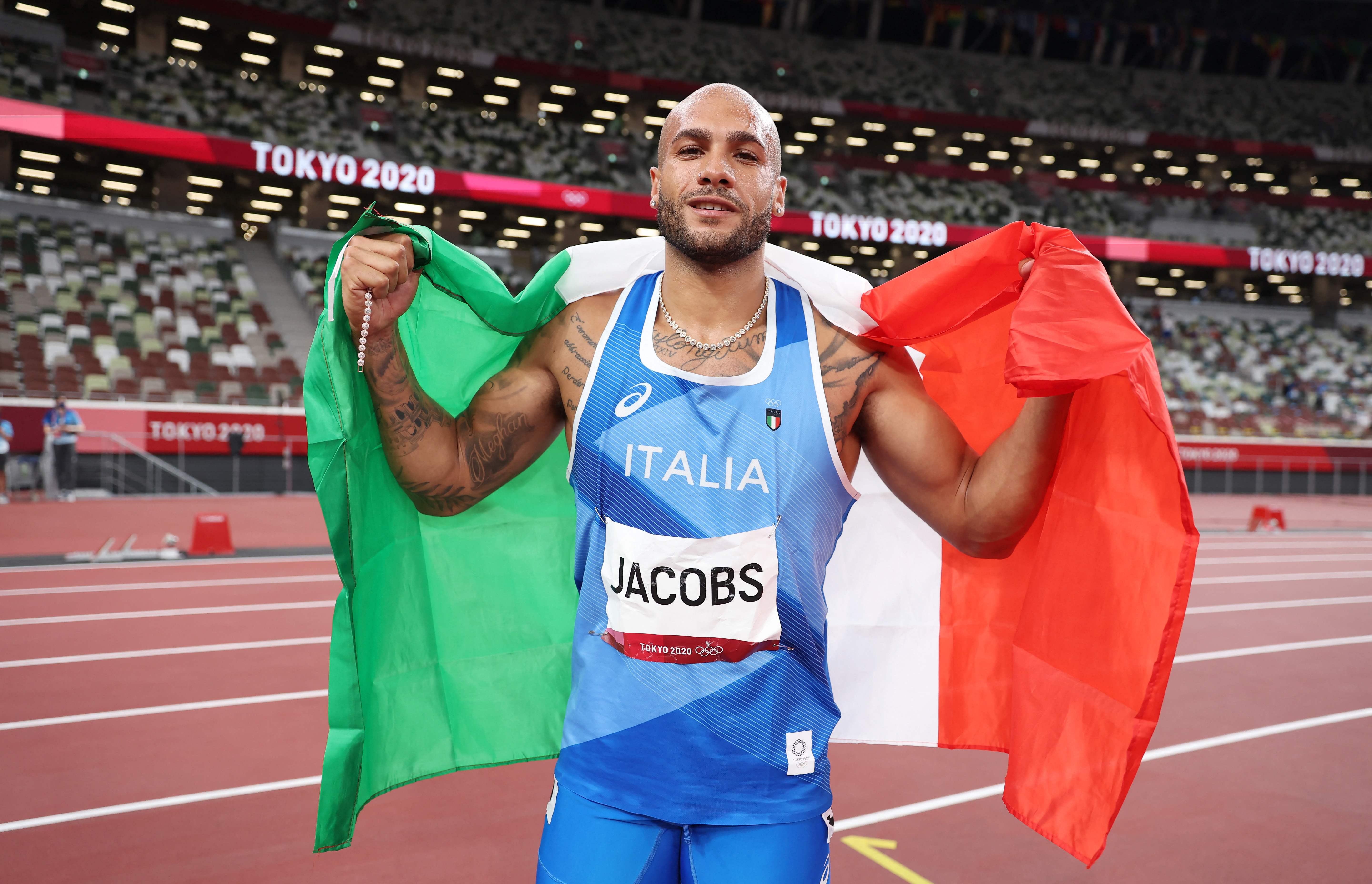 意大利夺冠英文(奥运百米冠军雅各布斯是谁？三年前，他还是一个练跳远的)