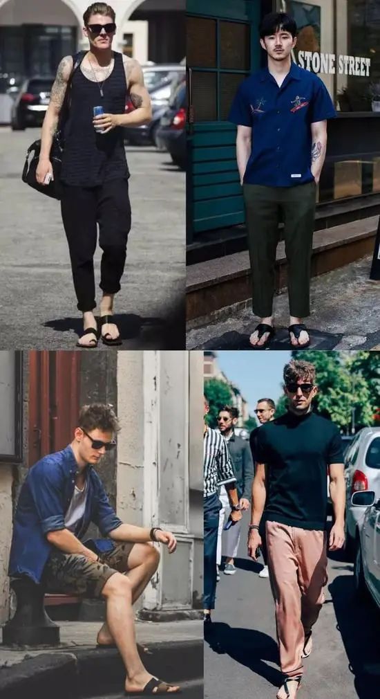 pick这双舒适、时尚又百搭的男士拖鞋，释放你的夏日活力