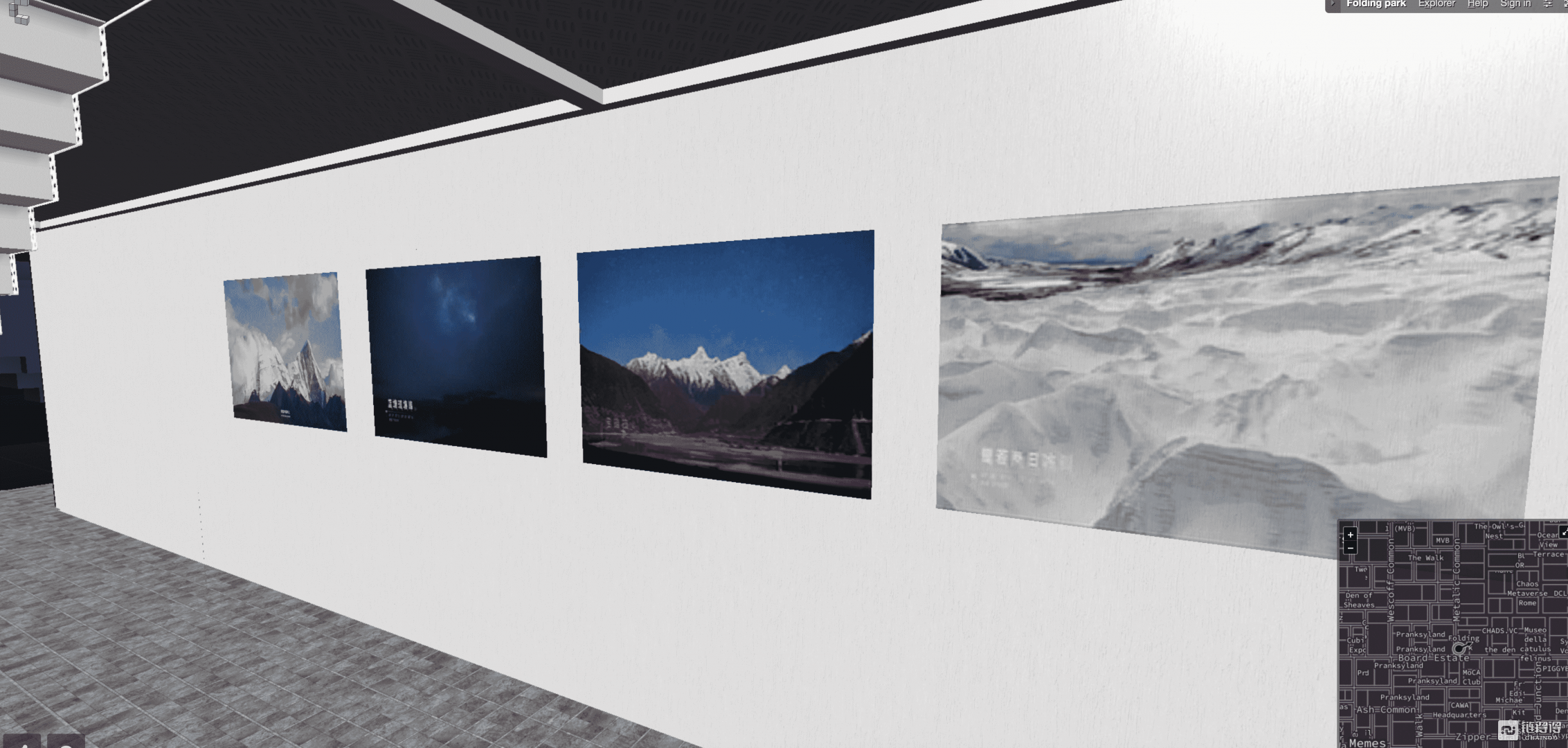 探访“CV折叠公园”：一个能在区块链上看的世界艺术展