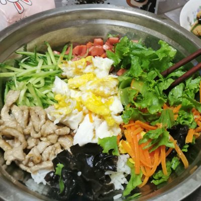 韓國拌飯的做法,韓國拌飯的做法家庭版