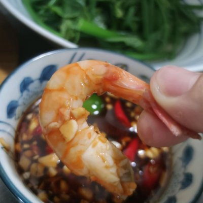 白灼基圍蝦,白灼基圍蝦的做法