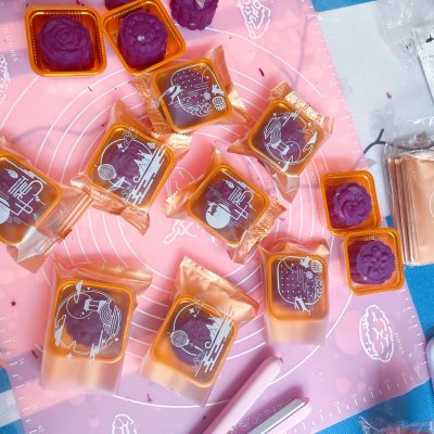 紫薯冰皮月餅,紫薯冰皮月餅制作方法