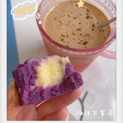 紫薯冰皮月餅,紫薯冰皮月餅制作方法