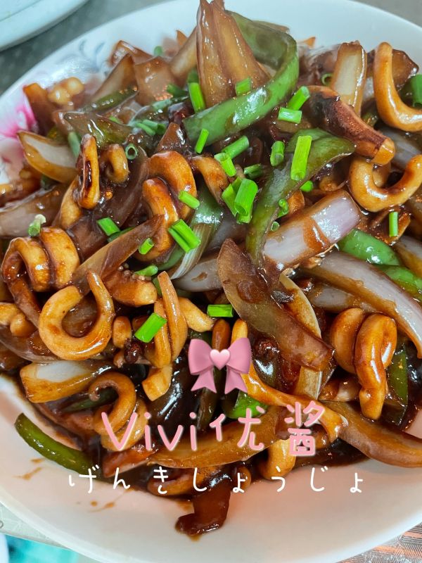 炒魷魚絲,炒魷魚絲怎么炒