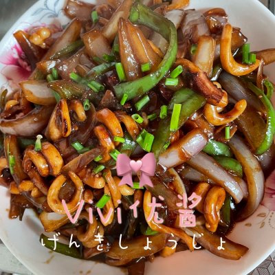 炒魷魚絲,炒魷魚絲怎么炒