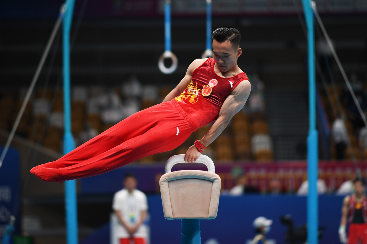 2021男子个人全能决赛冠军(全运会：体操男子个人全能决赛 北京队选手肖若腾获得冠军)