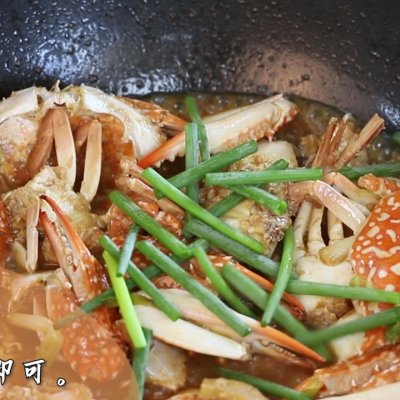 姜蔥炒蟹,姜蔥炒蟹的做法