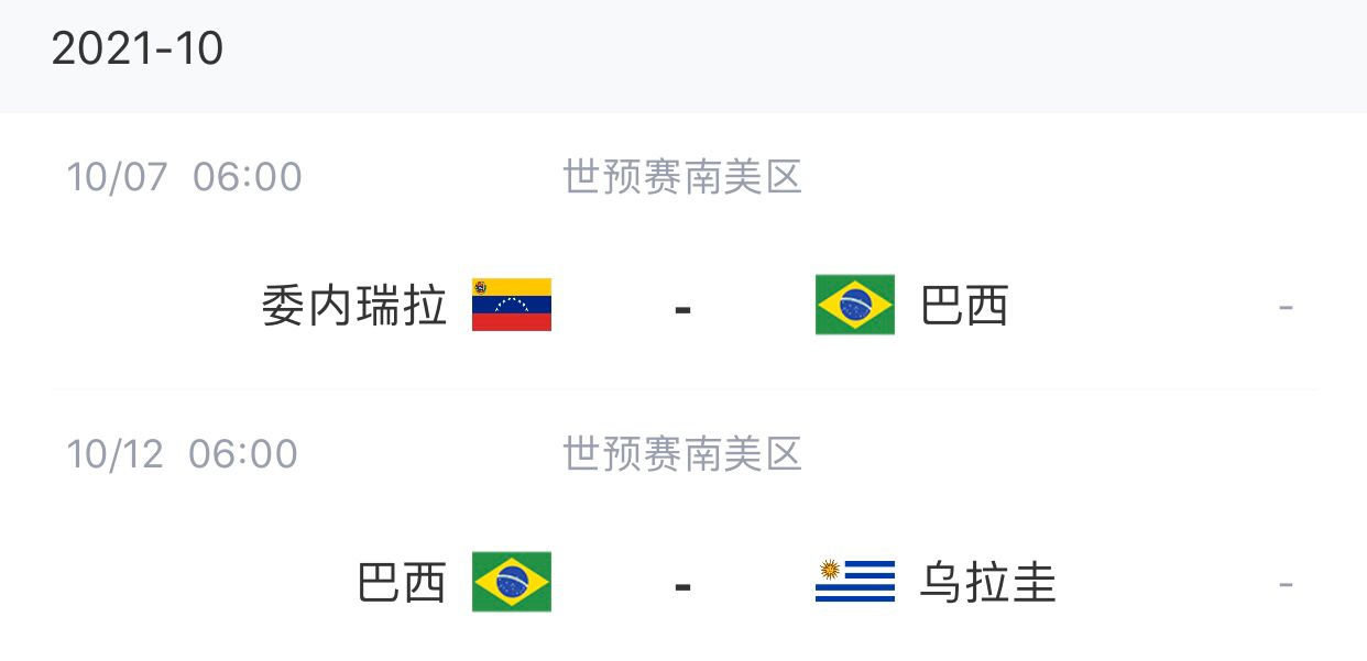 10世界杯巴西队名单（巴西10月世预赛名单：内马尔领衔，蒂亚戈-席尔瓦、维尼修斯在列）