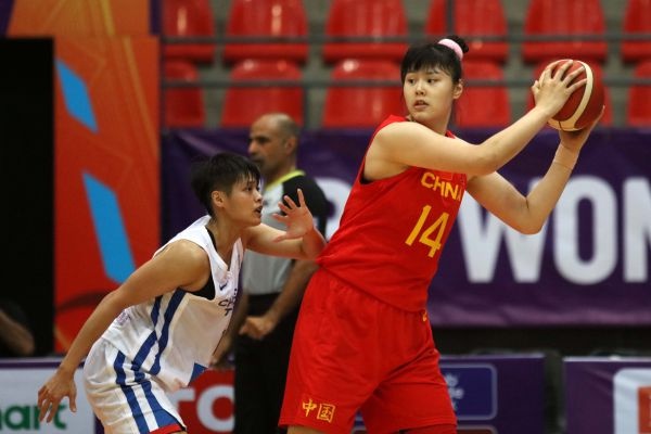 女篮亚洲杯：中国队124:50大胜中国台北斩获两连胜
