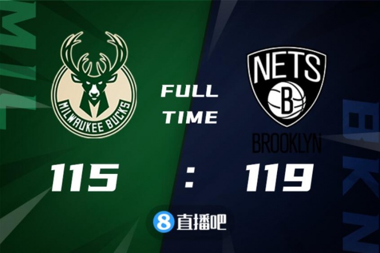 杜兰特29分篮网胜雄鹿录像回放（季前赛-杜兰特18+6 沃拉30+8 布莱恩特21+8 篮网险胜雄鹿）