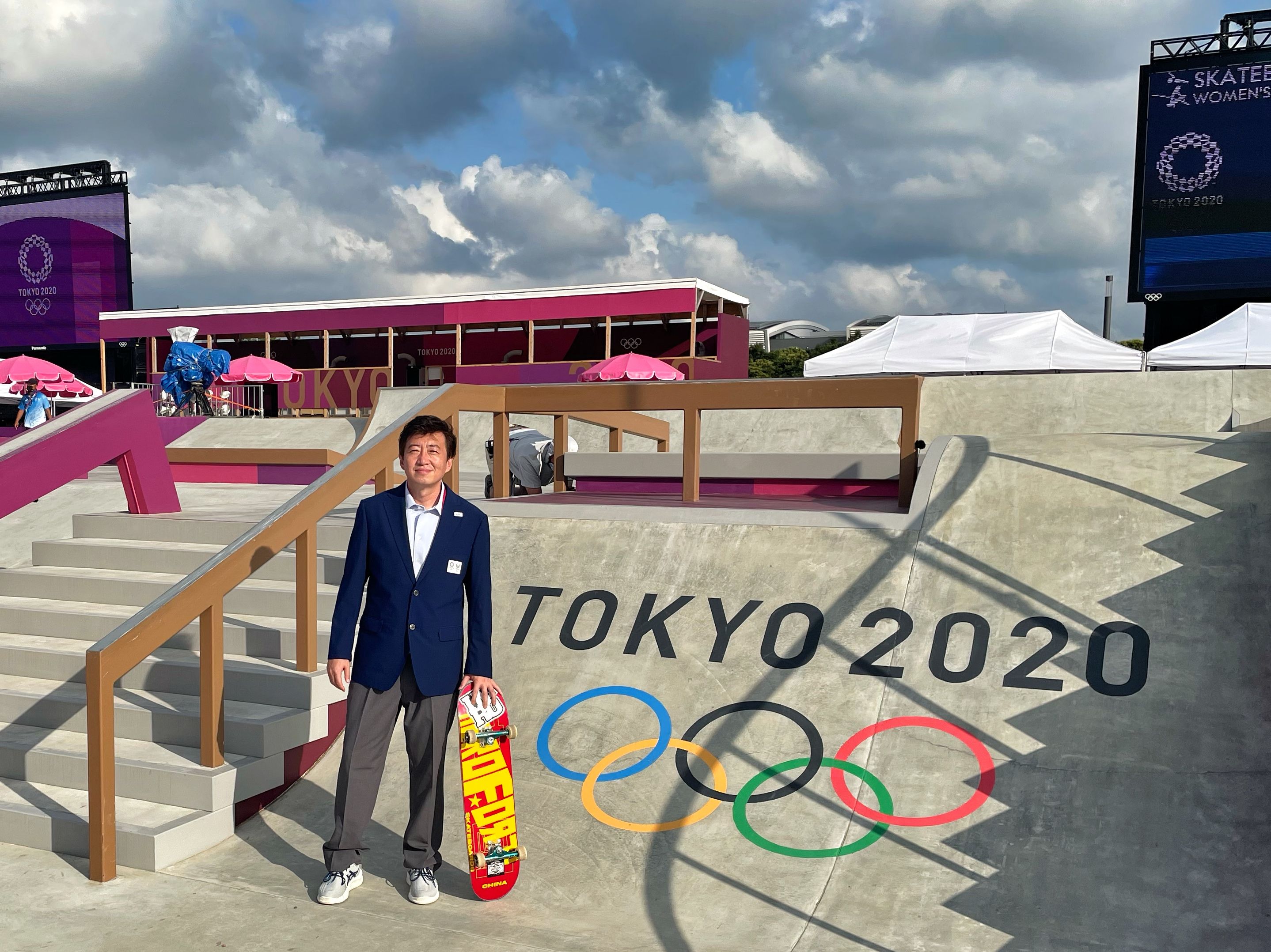 奥运滑板裁判田军：想都想不到的招数，中国滑手要大胆尝试