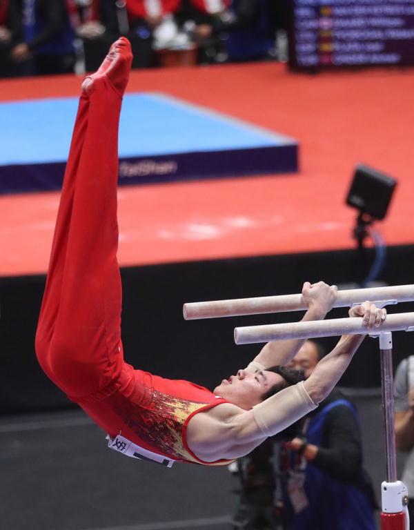 体操男子全能决赛（张博恒战胜桥本大辉赢得体操世锦赛男子个人全能冠军）