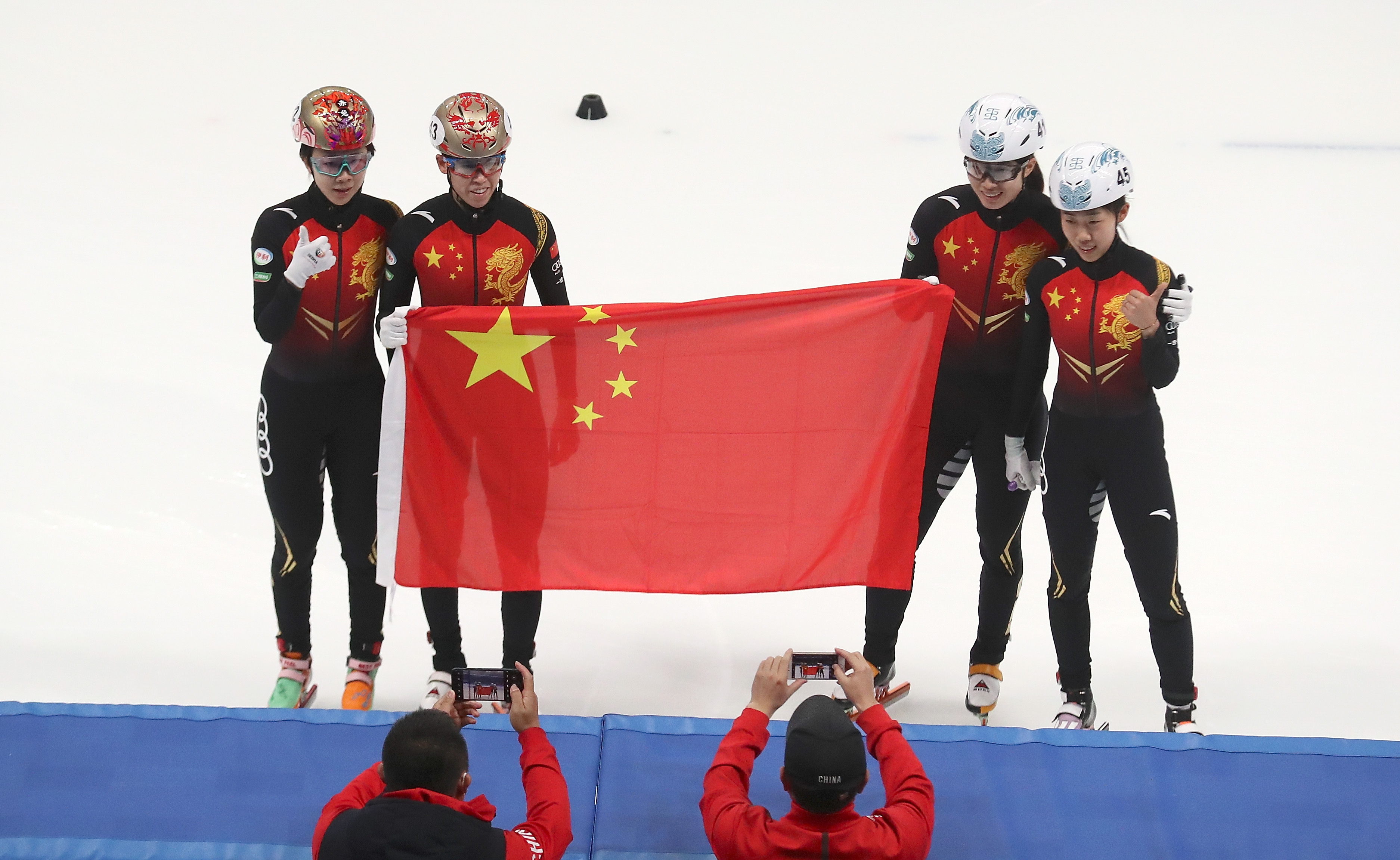 女子短道速滑队世界杯(短道速滑——世界杯北京站：中国队夺得女子3000米接力冠军)