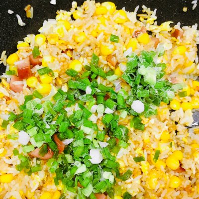 火腿炒飯,火腿炒飯的做法