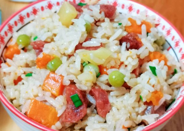 香腸飯,香腸飯的做法電飯煲