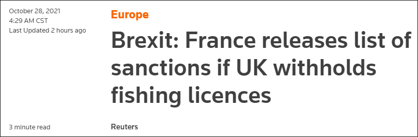 法国公布制裁清单，英国：过份，不是盟友该做的