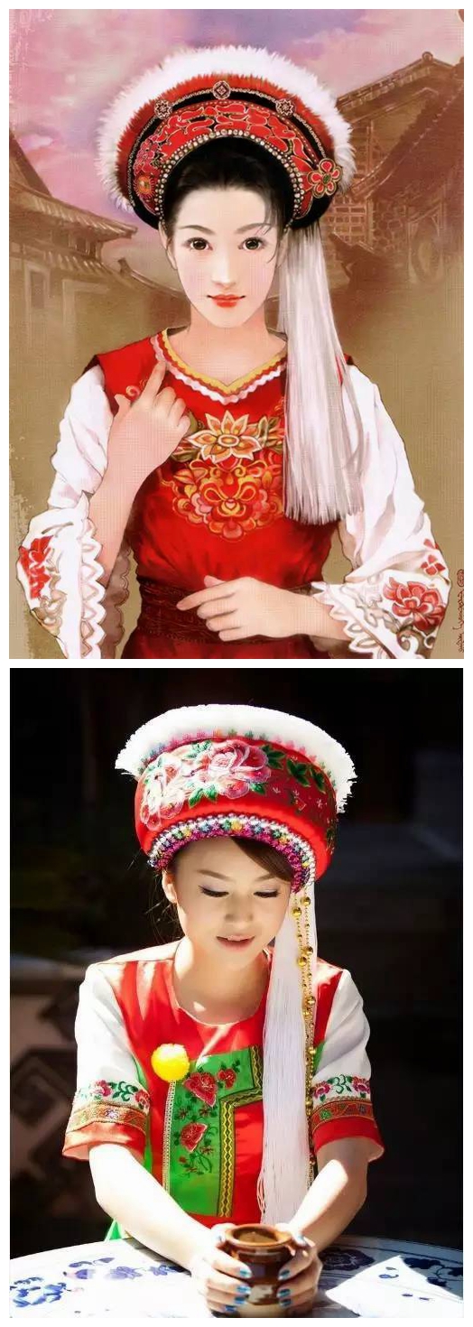 中国56个民族传统服饰大全