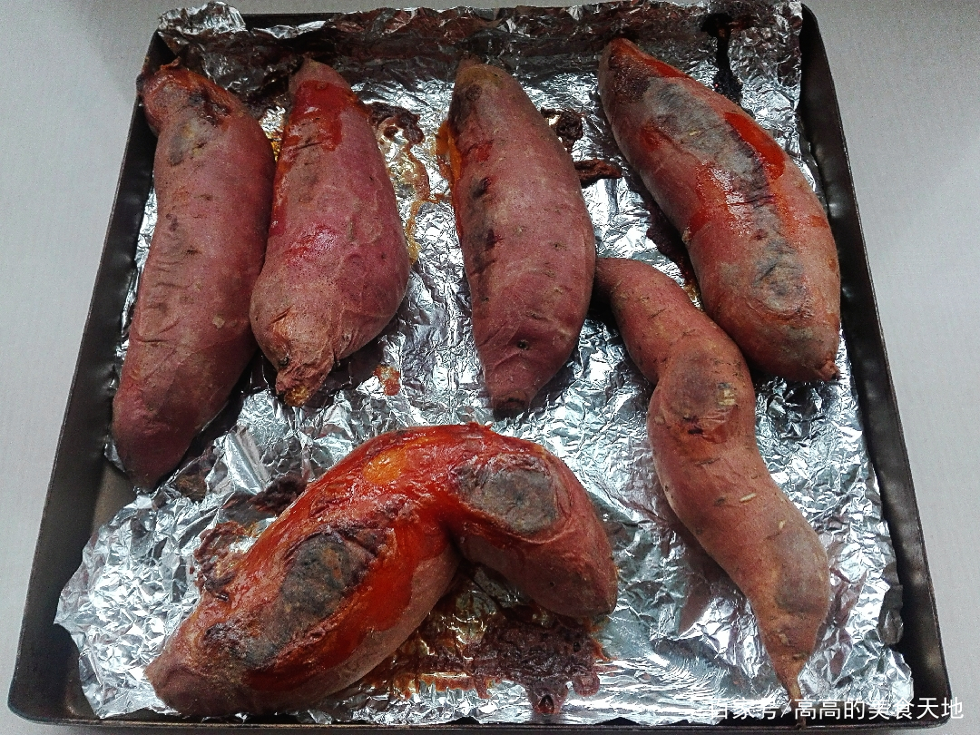 图片[8]-【烤地瓜 】做法步骤图 焦香流油 比买的好吃-起舞食谱网