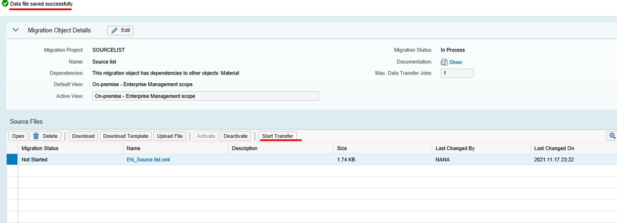 SAP S4HANA 实战LTMC - 打响了第一炮