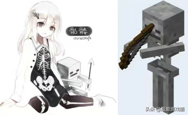 我的世界：这五种怪物娘化后可爱成这样，你们还舍得动手吗？