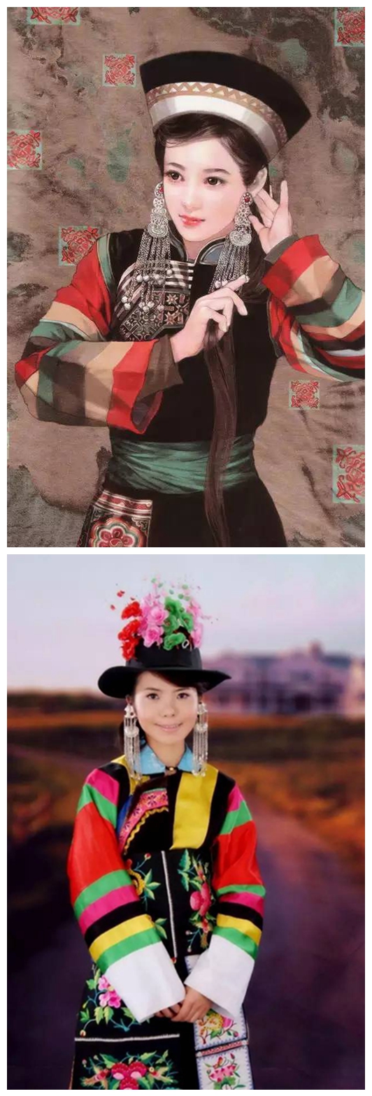 中国56个民族传统服饰大全