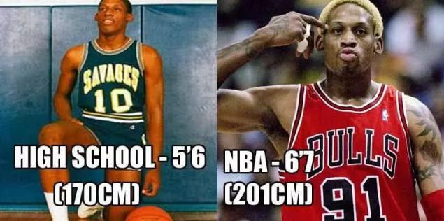NBA身高暴增的球员！乔丹靠一方法1年长17cm，浓眉曾经188打后卫