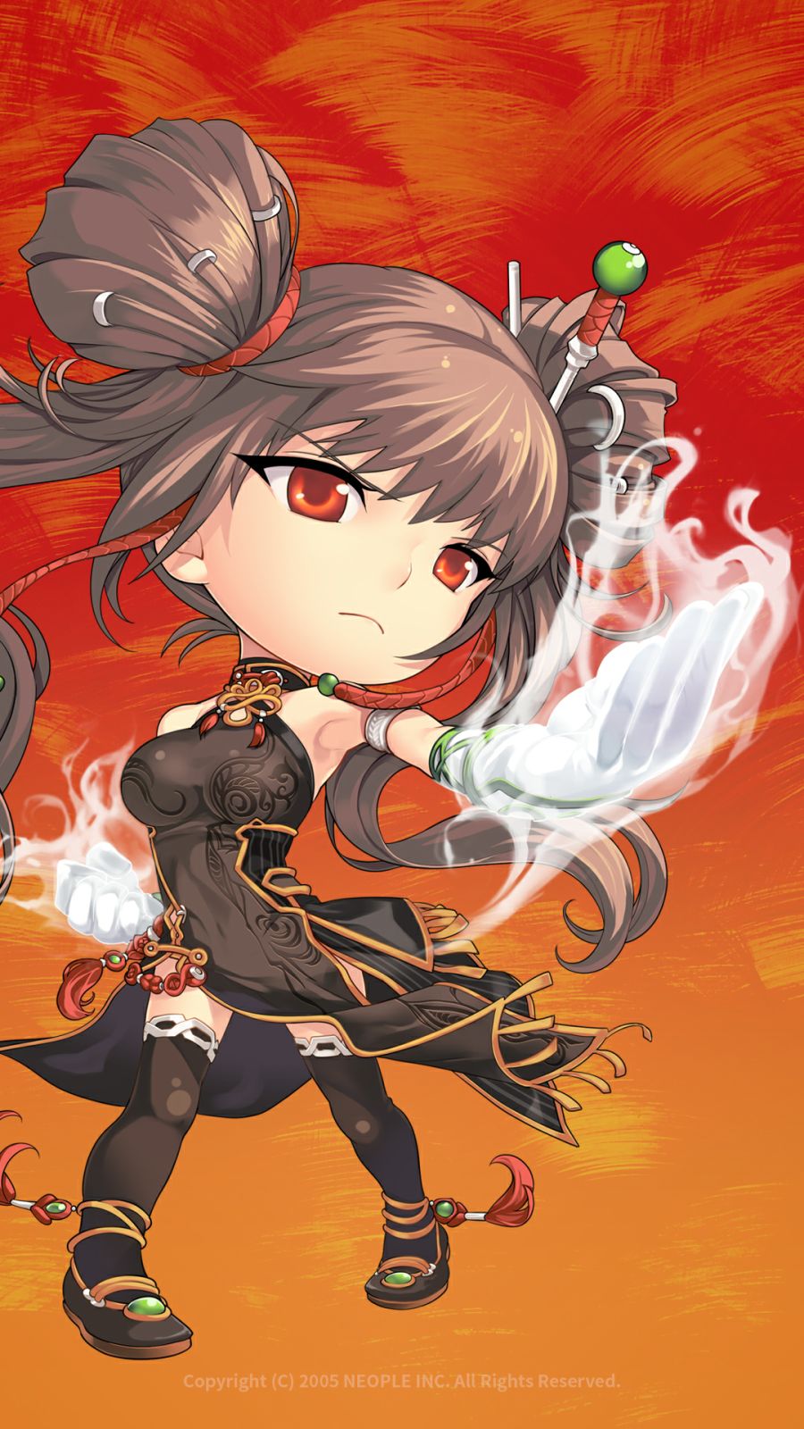 dnf韩服官网发布的sd二觉立绘壁纸,这也太好看了吧