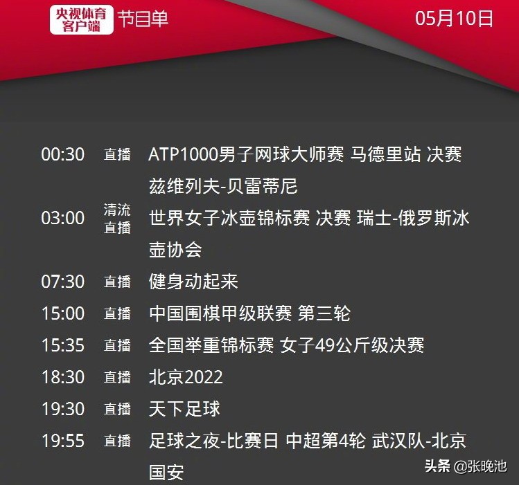 手机怎么看足球直播赛事（CCTV5直播举重+天下足球，APP足球之夜，5+中超北京国安vs武汉队）