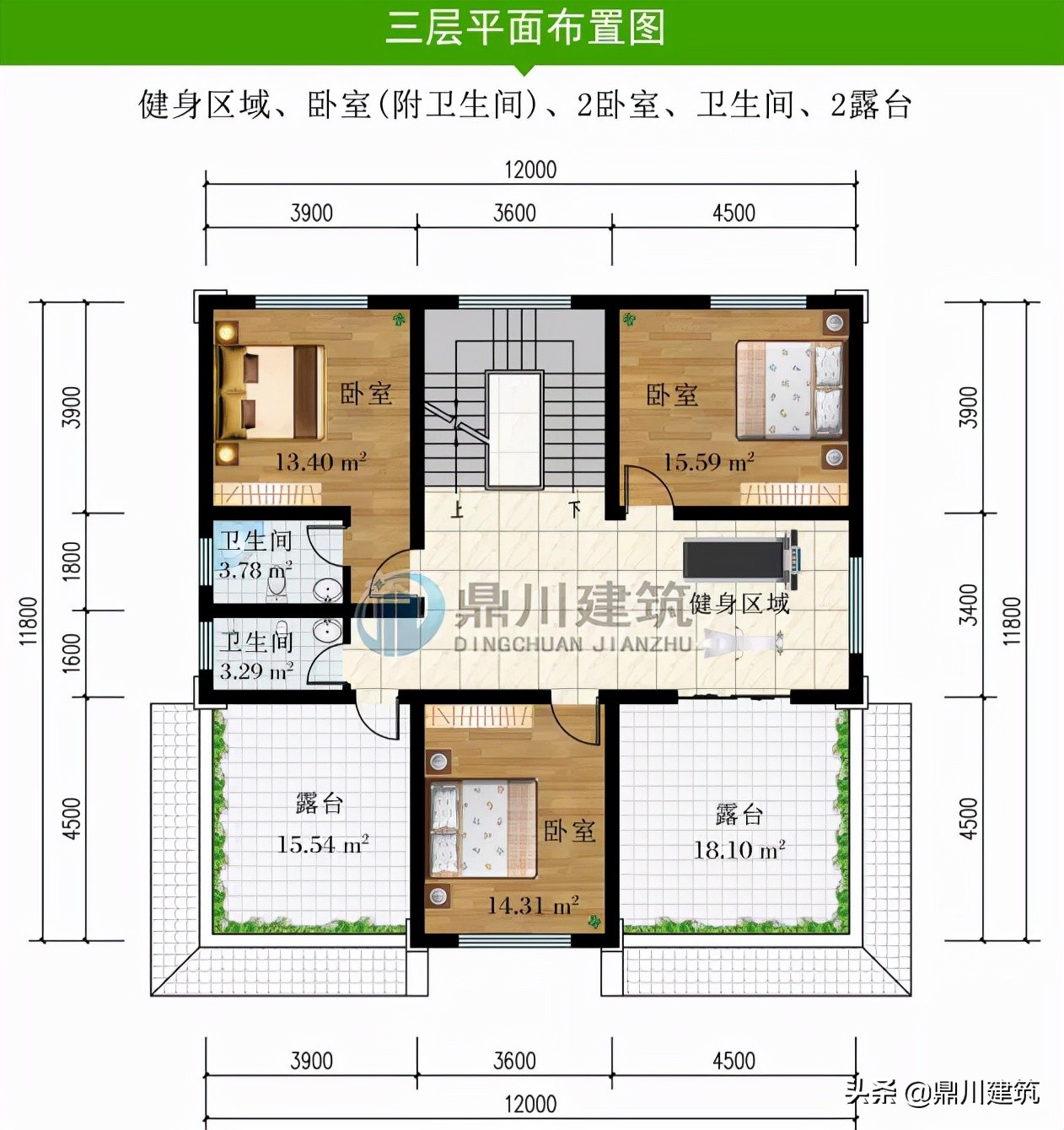 4套复式带旋转楼梯别墅，室内装饰怎么做？何不参考这个效果图