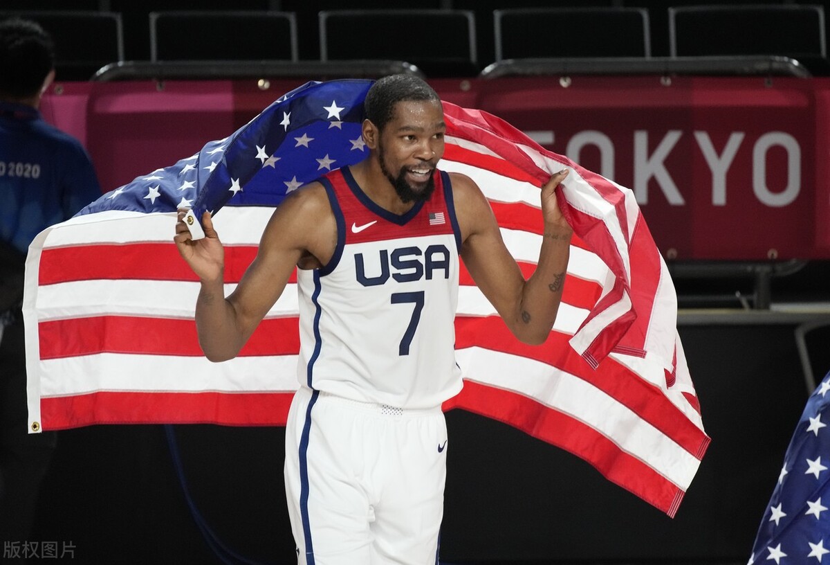 美国男篮奥运四连冠，杜兰特砍29分成美国男篮历史第一人