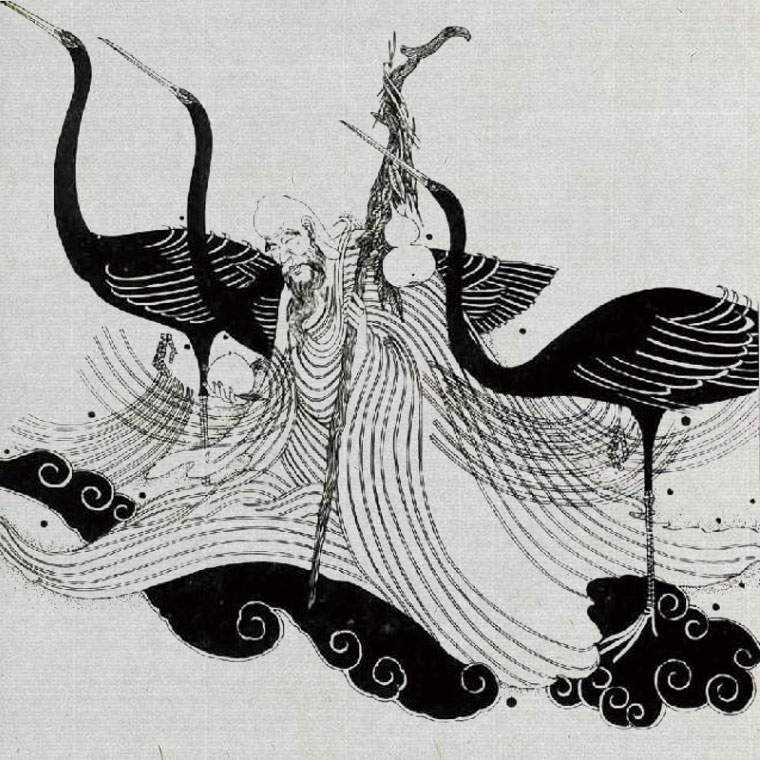 中国神话中福、禄、寿三星之一寿星——南极仙翁