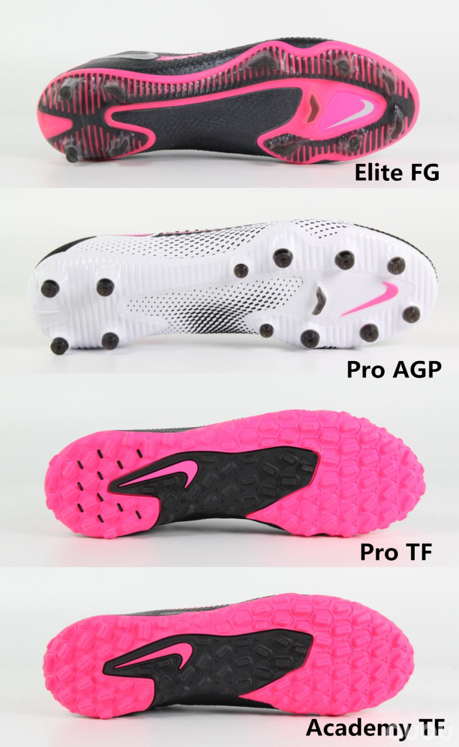足球鞋加ag和hg有什么区别（GT跑车很牛，带GT的足球鞋呢？耐克GT全系对比）