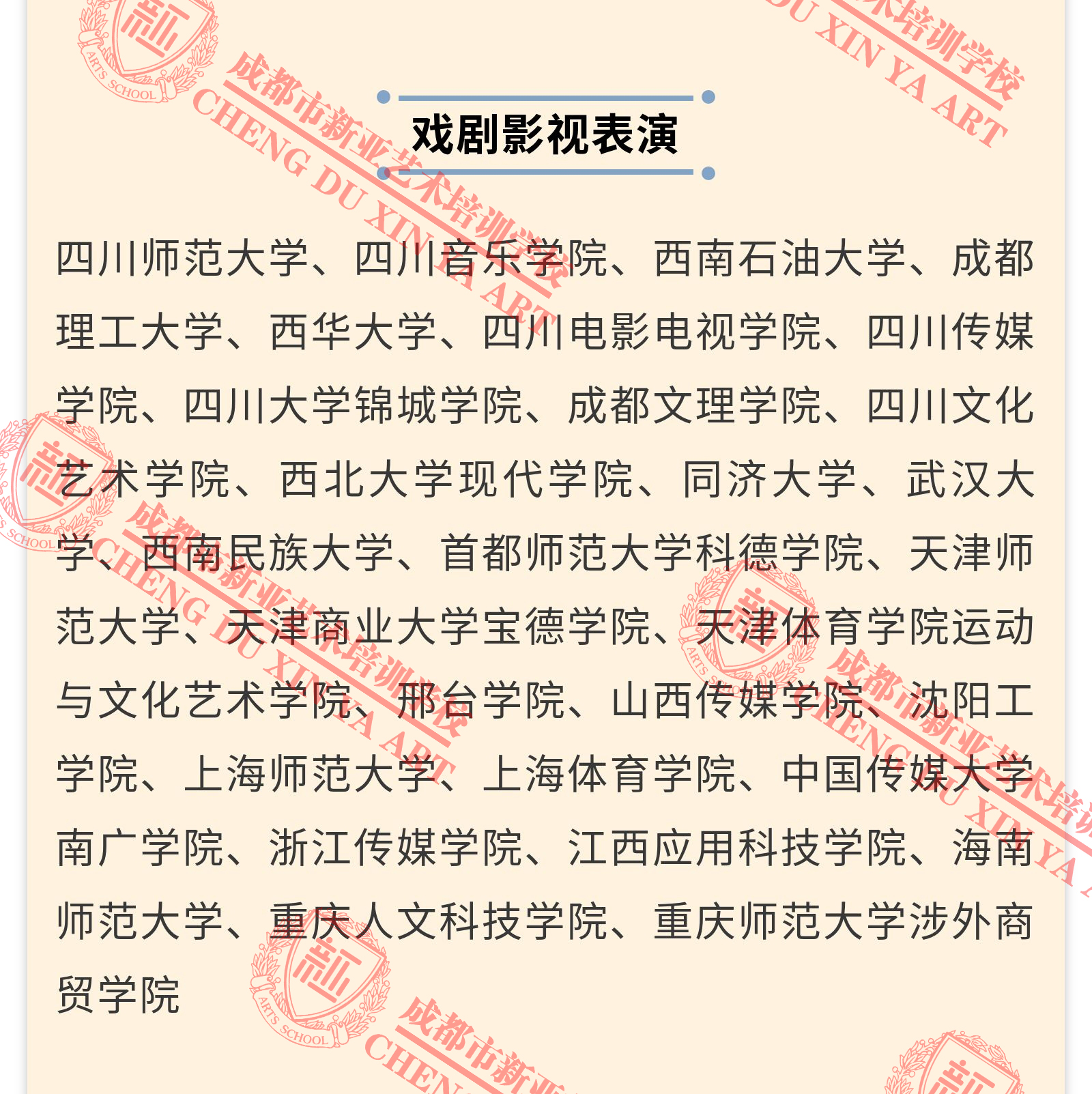 2019年承认四川省联考成绩院校名单