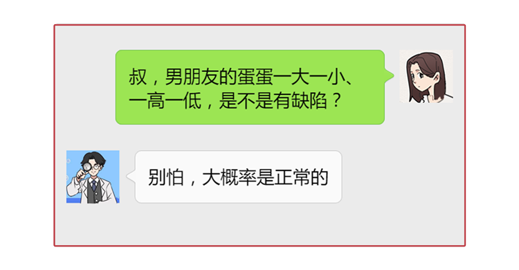 调查发现：80%男性的两侧睾丸高低、大小都不同，原因为何？