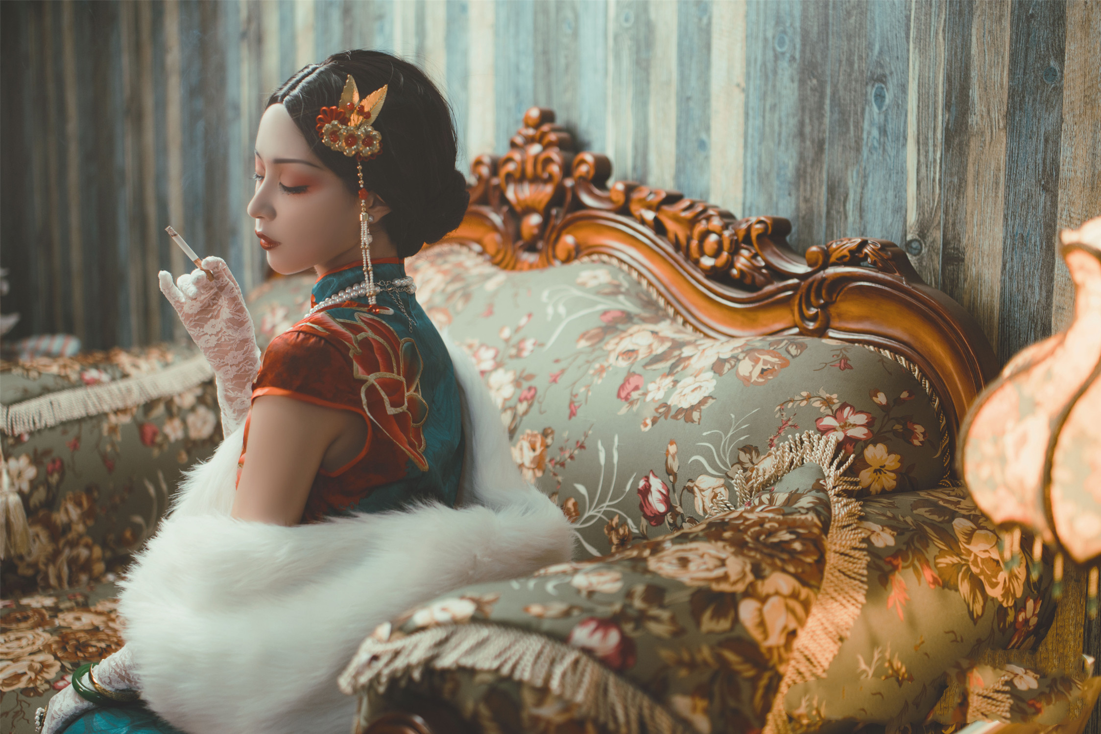 三组国人coser扮演的手游《第五人格》角色红蝶十三娘!十分传神