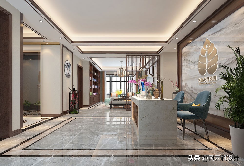 多亏公公指点，90后宝妈将美容院装中式风格，最终迎来宾客满座