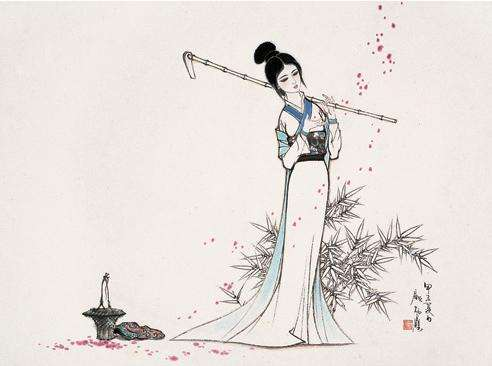 贾宝玉这时候就回了两句诗:"禅心已作沾泥絮,莫向春风舞鹧鸪.