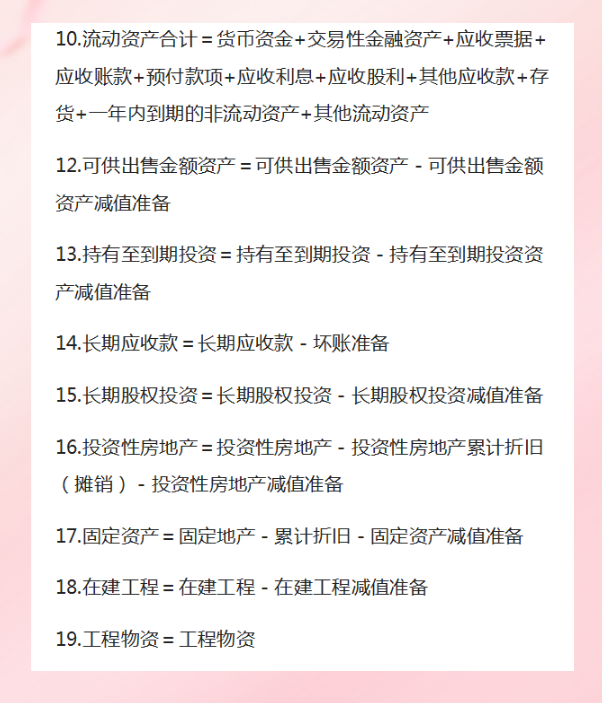 新手会计入门必学！资产负债表和利润表的编制公式汇总，快来瞅瞅