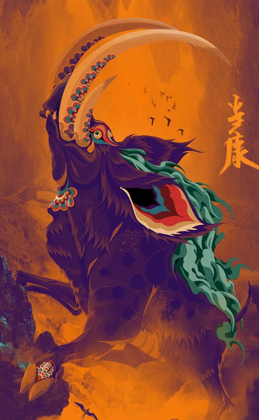 山海经十大水属性神兽(中国神话之山海经异兽图鉴,带你走进神奇的上古