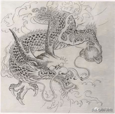 十二生肖简笔画之龙的画法