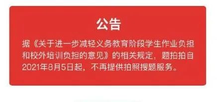 “作业一拍，秒出答案”拍照搜题APP被教育部下线，家长们却急了