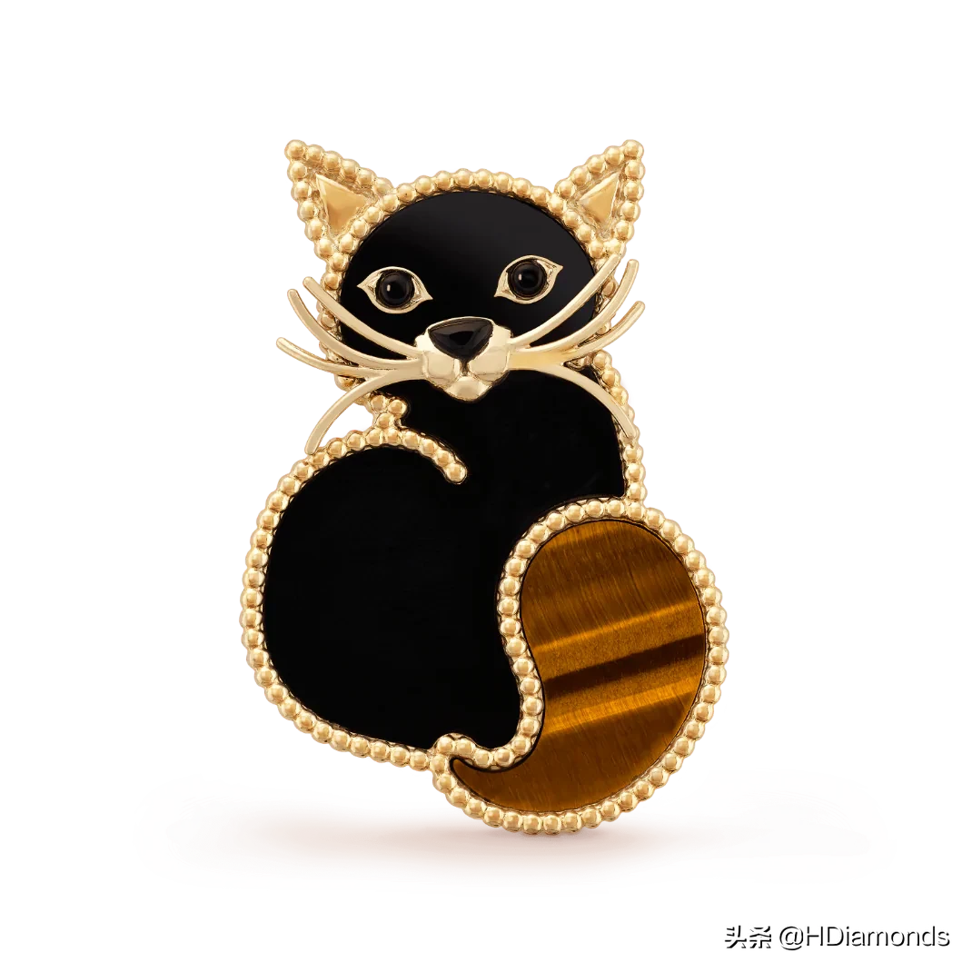 盘点｜梵克雅宝出品的小动物胸针——小熊猫、小松鼠们栩栩如生