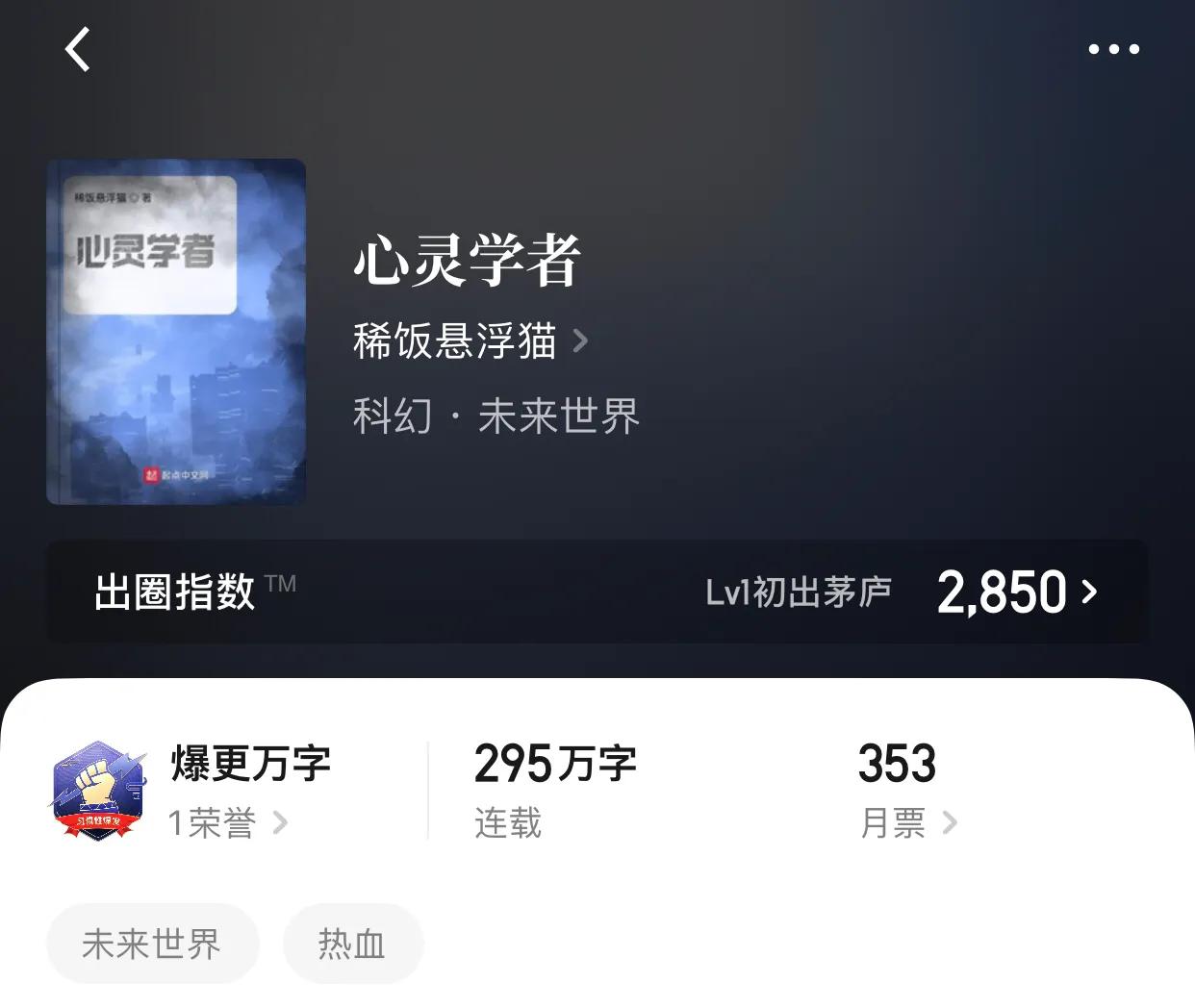 几本主角智慧超人的小说，曾经我以为和他们一样，后来我满脸遗憾