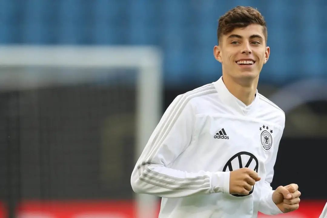 在转会市场上,哈弗茨的身价已经跻身于德甲联赛前列