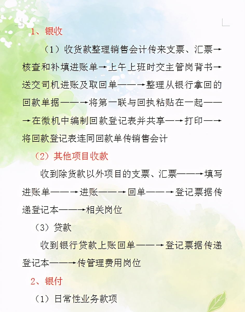 老板：这才是我想要的会计工作流程，从出纳到主管，各个都很详细