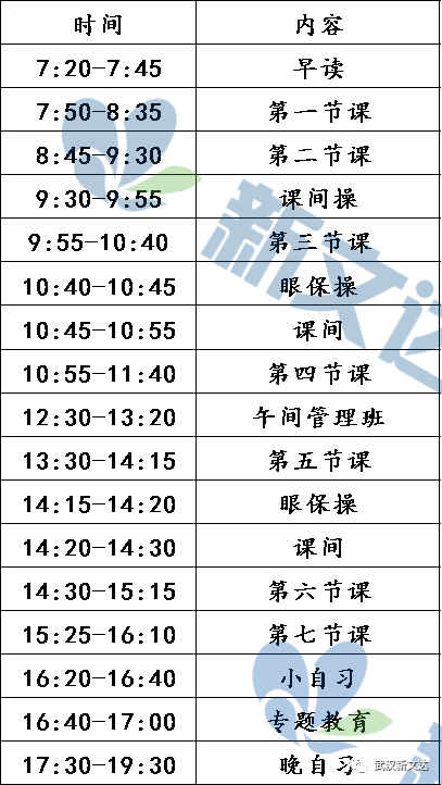 原来“资优生”的暑假是这样过的！附各初中作息时间表