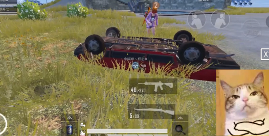 和平精英中真正的隐身技巧，一个敌人看不见，一个自己看不见