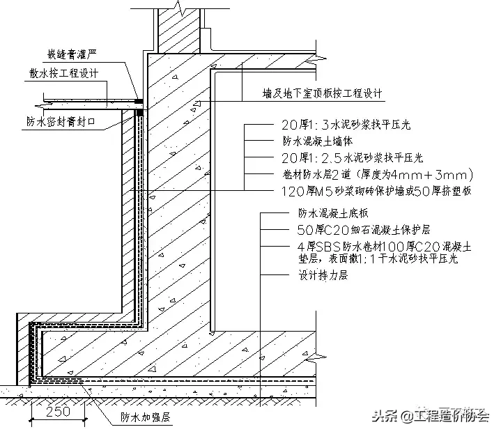 看完这个26个节点施工图，基础防水施工再也难不住你了！