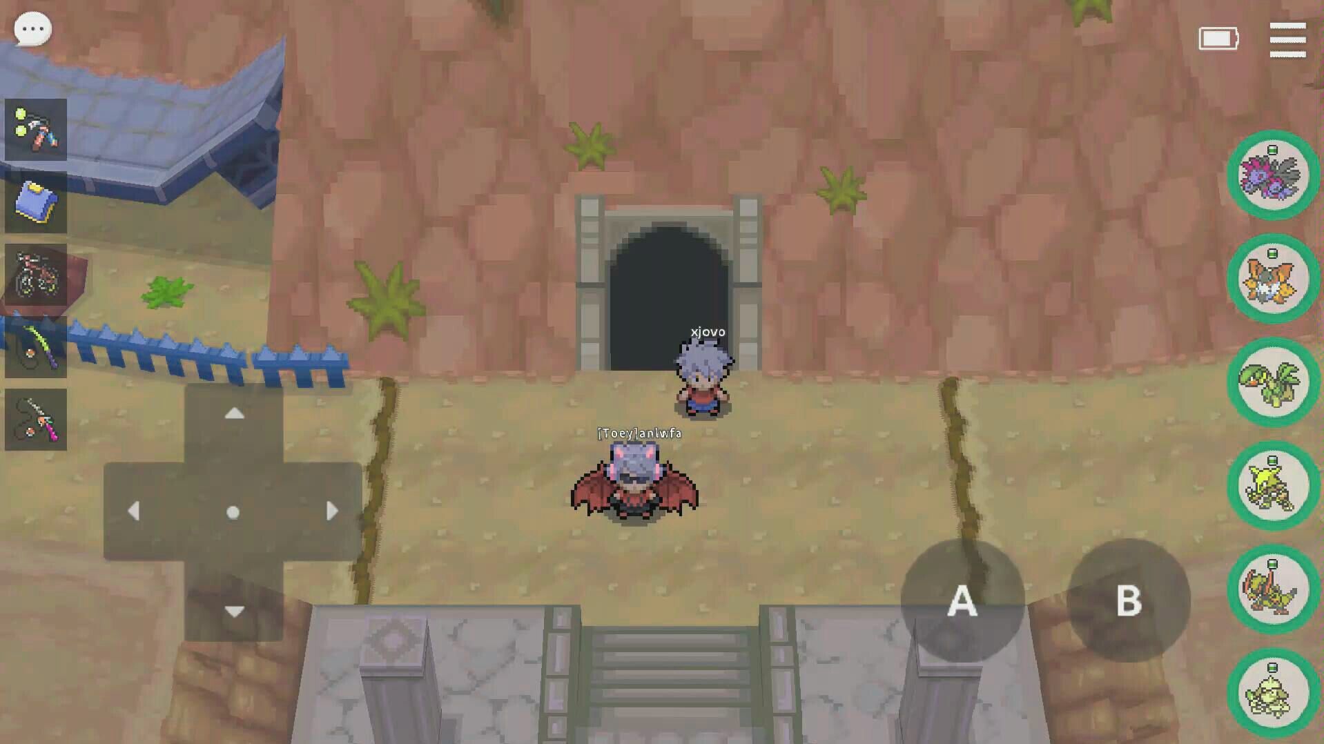 今日游戏推荐：口袋妖怪pokemmo(可联网）